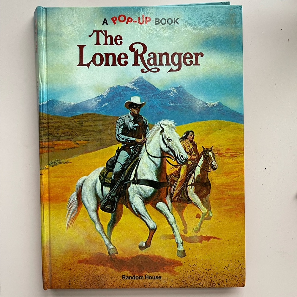 1981 The Lone Ranger Pop-Up Book